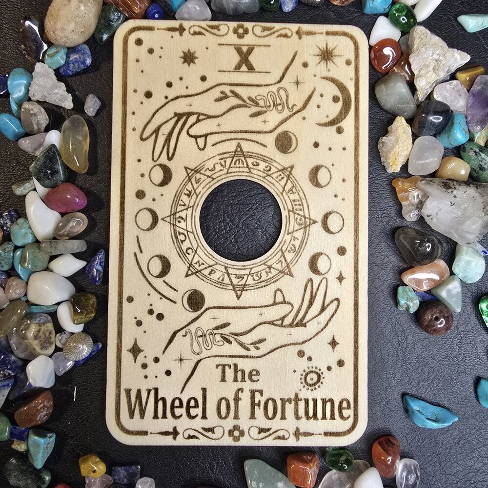 The Wheel of Fortune Crystal Sphere Stand Holder
